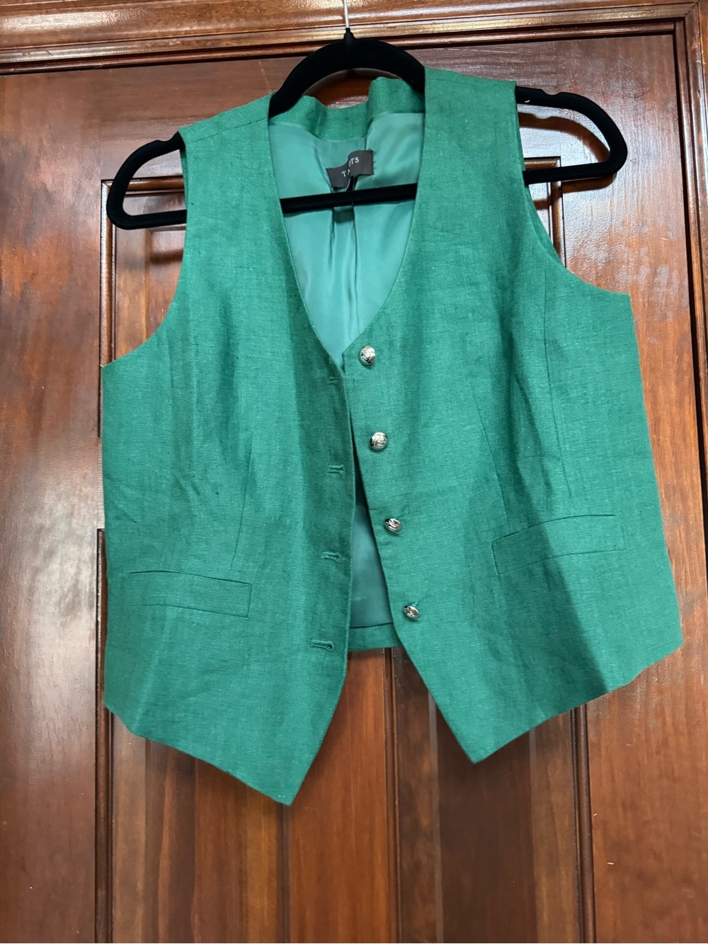 Linen Blend Vest